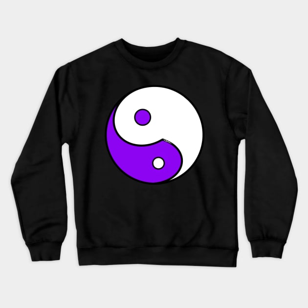 Yin Yang #30 Crewneck Sweatshirt by Wolfgon Designs